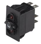 Custom Rocker Switch Momentary ON / OFF With Red LED | 80-911-0038-00