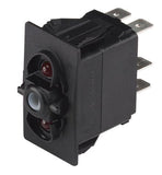 Custom Rocker Switch Momentary ON / OFF With Red LED | 80-911-0038-00