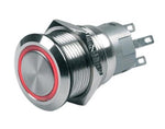 Push Button Switch ON / OFF 12V Red LED | 80-511-0001-00