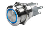 CZone - Push Button ON / OFF Latching 3.3V Blue LED - 80-911-0061-00