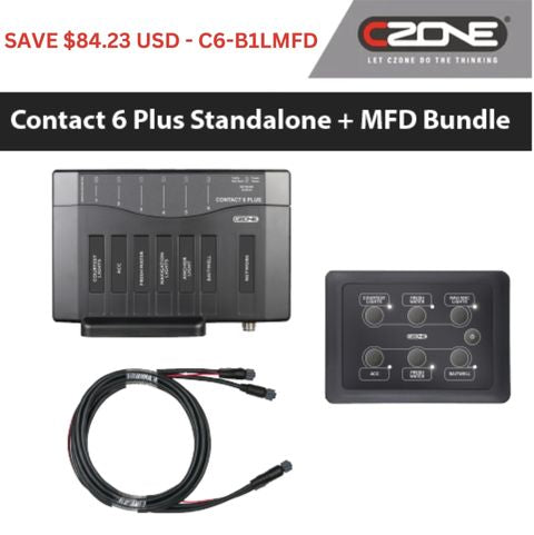 CZone | Contact 6 Plus Bundles Save 10% | Standalone Systems 6 Way