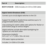 COI Digital Switch Breakout (DSB) | 80-911-0134-00